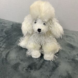 Ganz Webkinz Plush Poodle White Stuffed Animal  No Codes